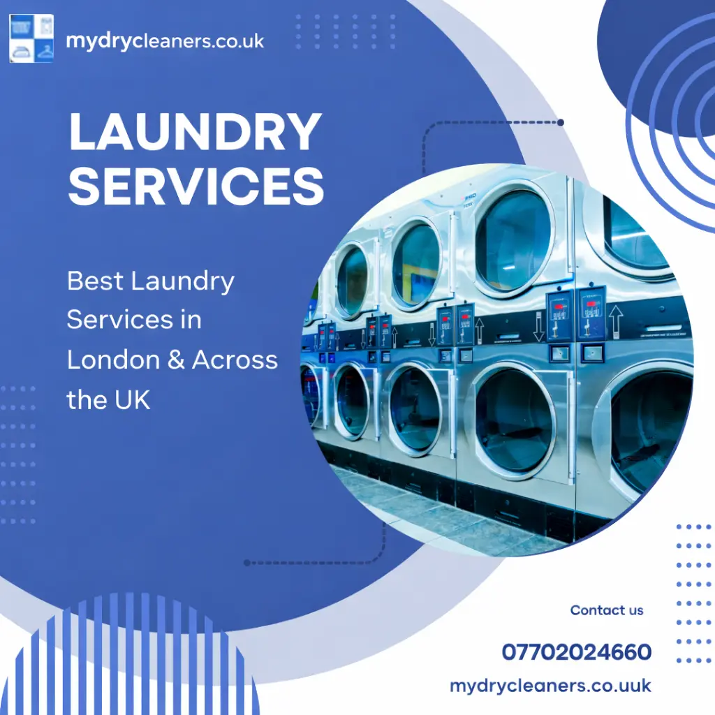Laundry services in London and across the UK with modern washing machines at a professional dry cleaning facility